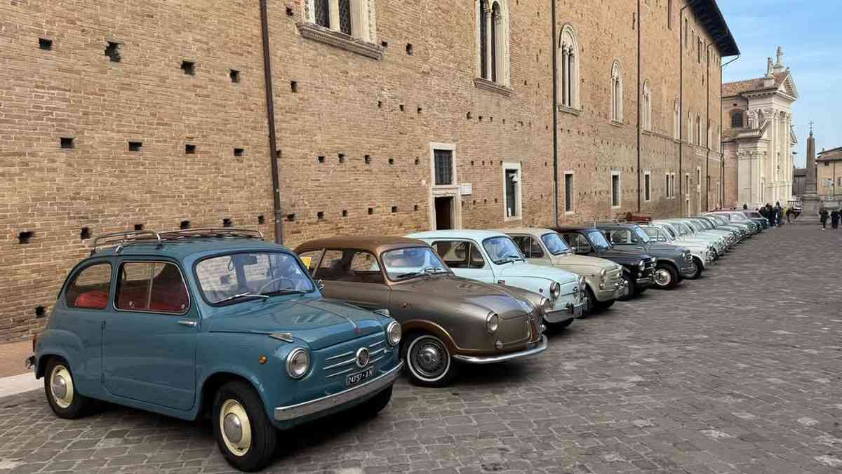 Alcuni esemplari di Fiat 600