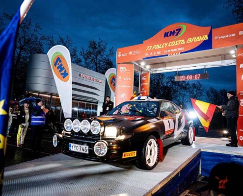 Latvala alla partenza