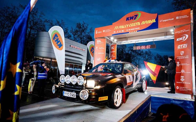 Latvala alla partenza