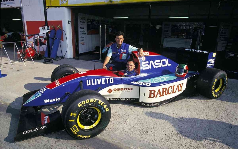 Eddie Jordan ed Emanuele Naspetti