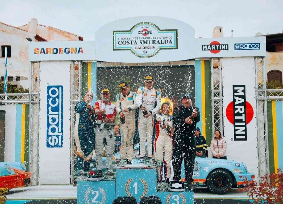 Podio Rally Costa Smeralda