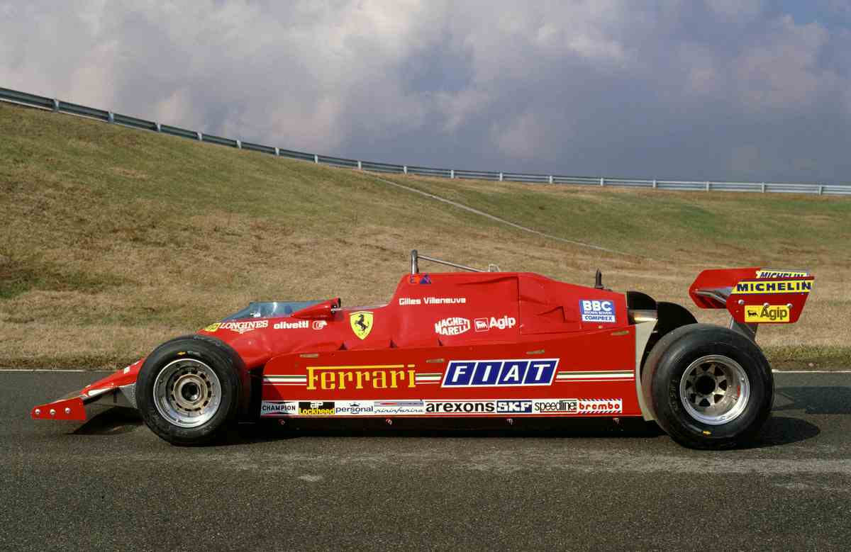 La prima versione della Ferrari 126 CX.